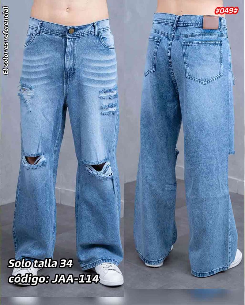 4. PANTALONES JEANS CABALLERO